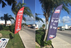 Teardrop Banners & Flags for Sign Solutions