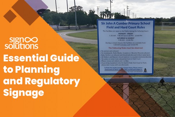 Essential Guide to Planning and Regulatory Signage