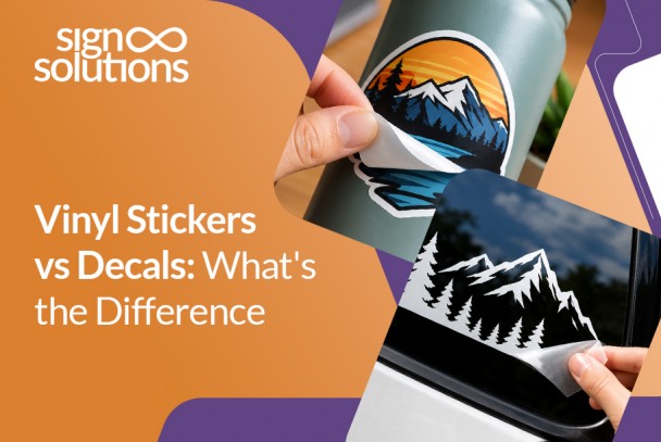 Vinyl Stickers vs Decals: What's the Difference?