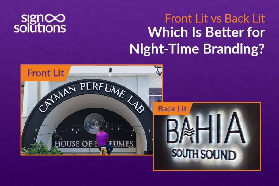 Front Lit vs Back Lit: Which Is Better for Night-Time Branding?