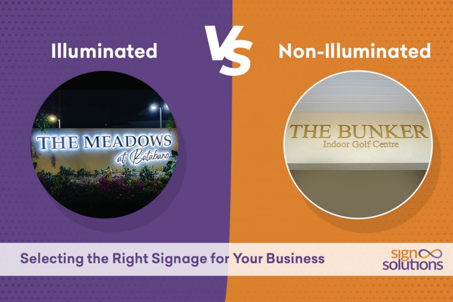 Illuminated Vs Non-Illuminated? Selecting the Right Signage for Your Business