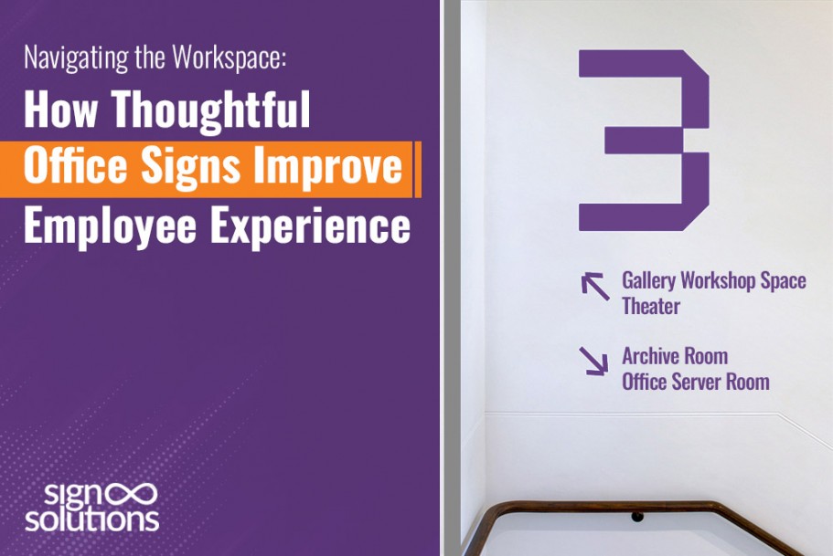 Navigating the Workspace: How Thoughtful Office Signs Improve Employee Experience