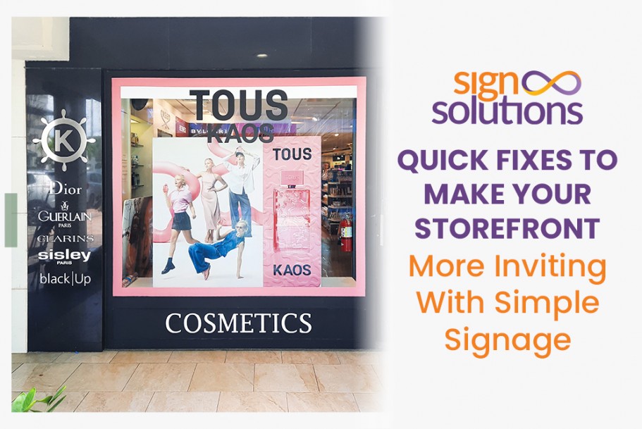 Quick Fixes To Make Your Storefront More Inviting With Simple Signage