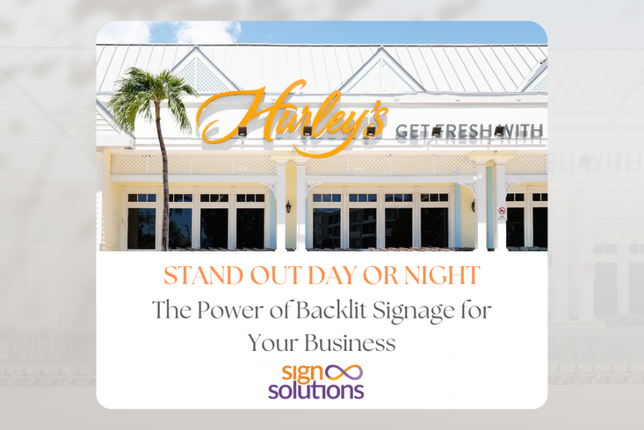 Stand Out Day or Night: The Power of Backlit Signage for Your Business