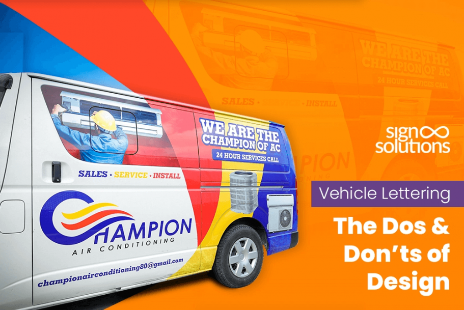 Vehicle Lettering – The Dos & Don’ts of Design