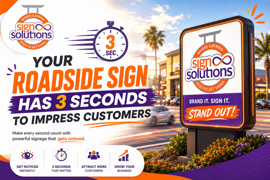 Your Roadside Sign Has 3 Seconds to Impress Customers