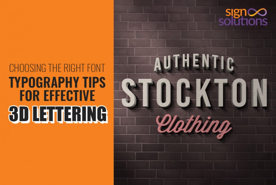 Choosing the Right Font: Typography Tips for Effective 3D Lettering